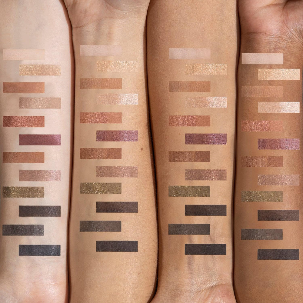 OFIR Shimmer swatches show rosy neutrals ideal for soft everyday or bold evenings.