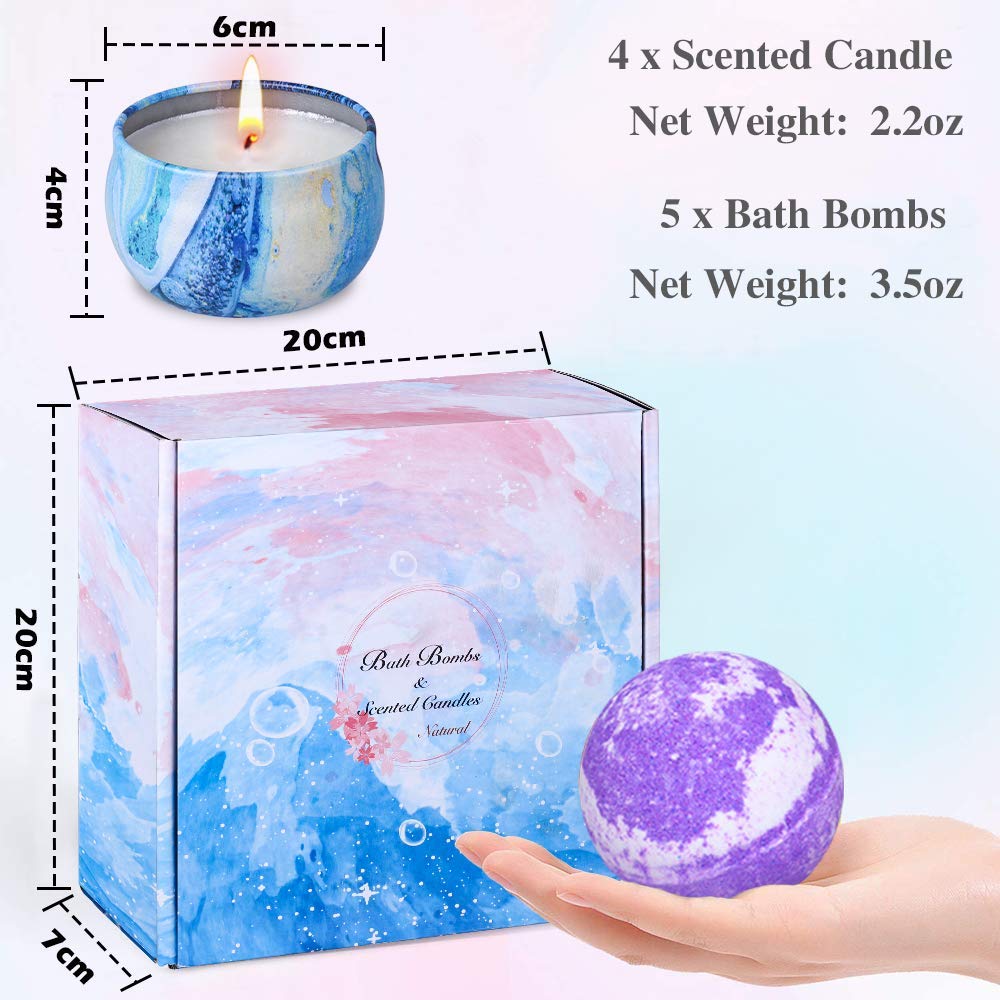 OFUN Vanilla candle close-up warm ambiance for relaxing bath