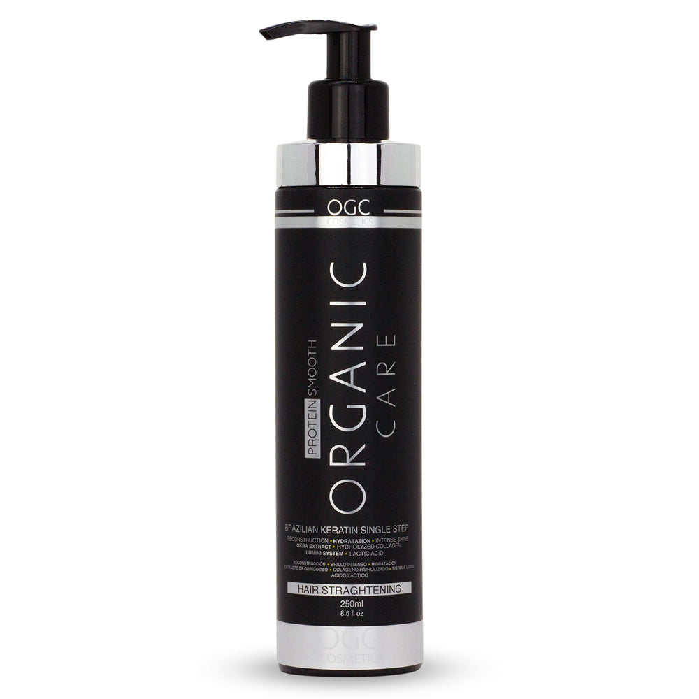 OGC Organic Care Protein Smooth steps demonstrate easy at home smoothing for stronger, smoother hair