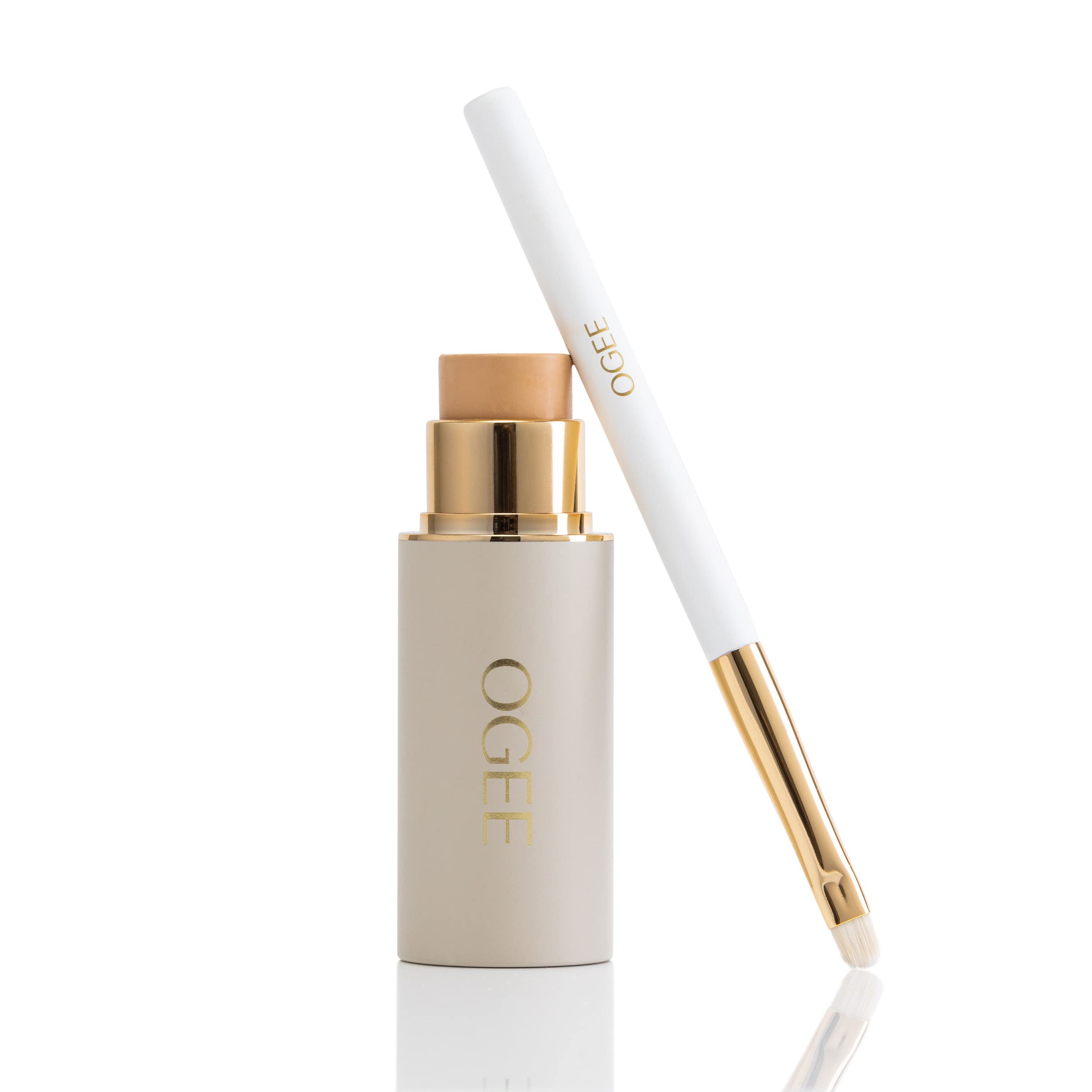 Ogee Precision Brush vegan bristles are easy to clean for hygienic beauty routines.