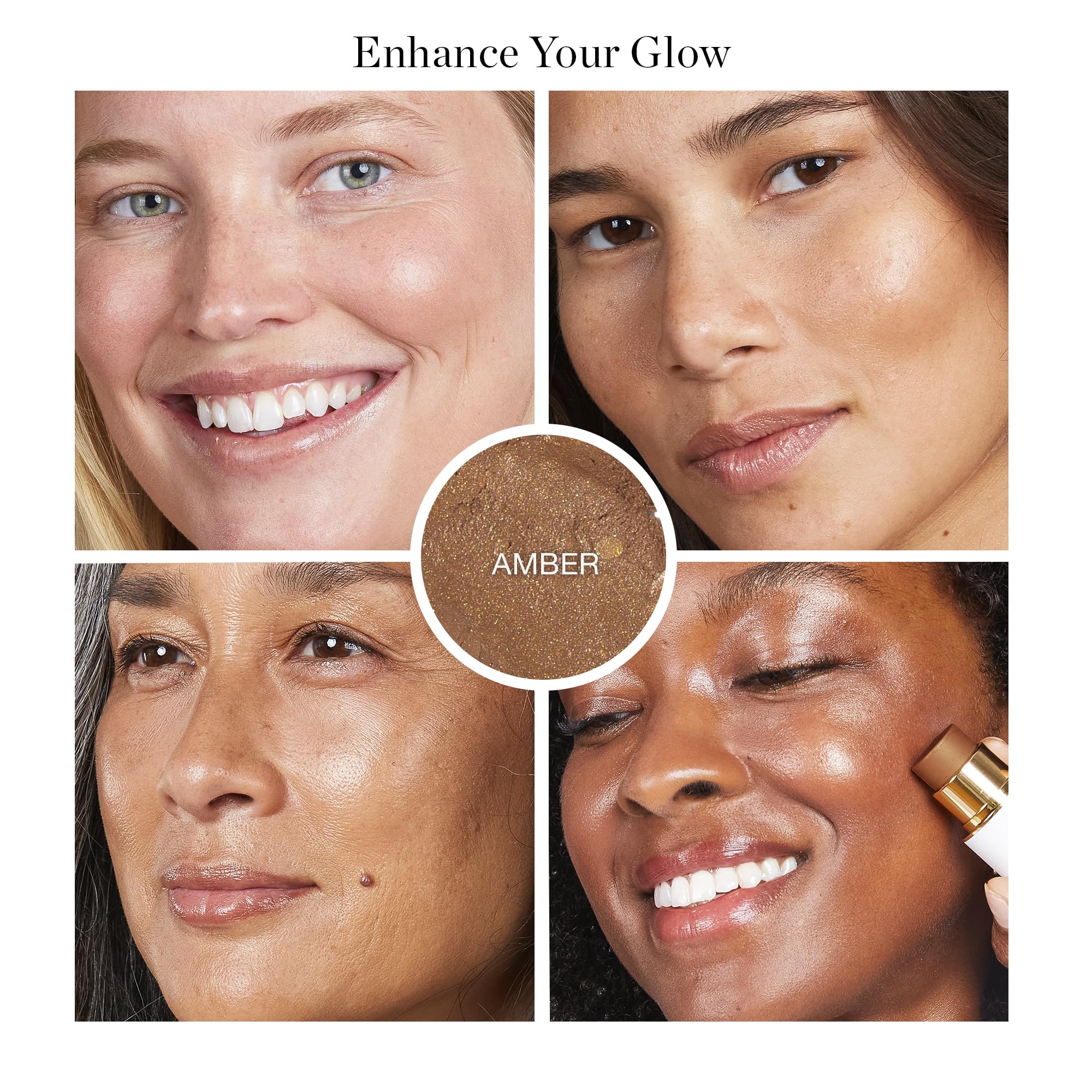 Ogee Sculpted Face Stick Amber-Sun Kissed Bronze creamy texture for buildable glow