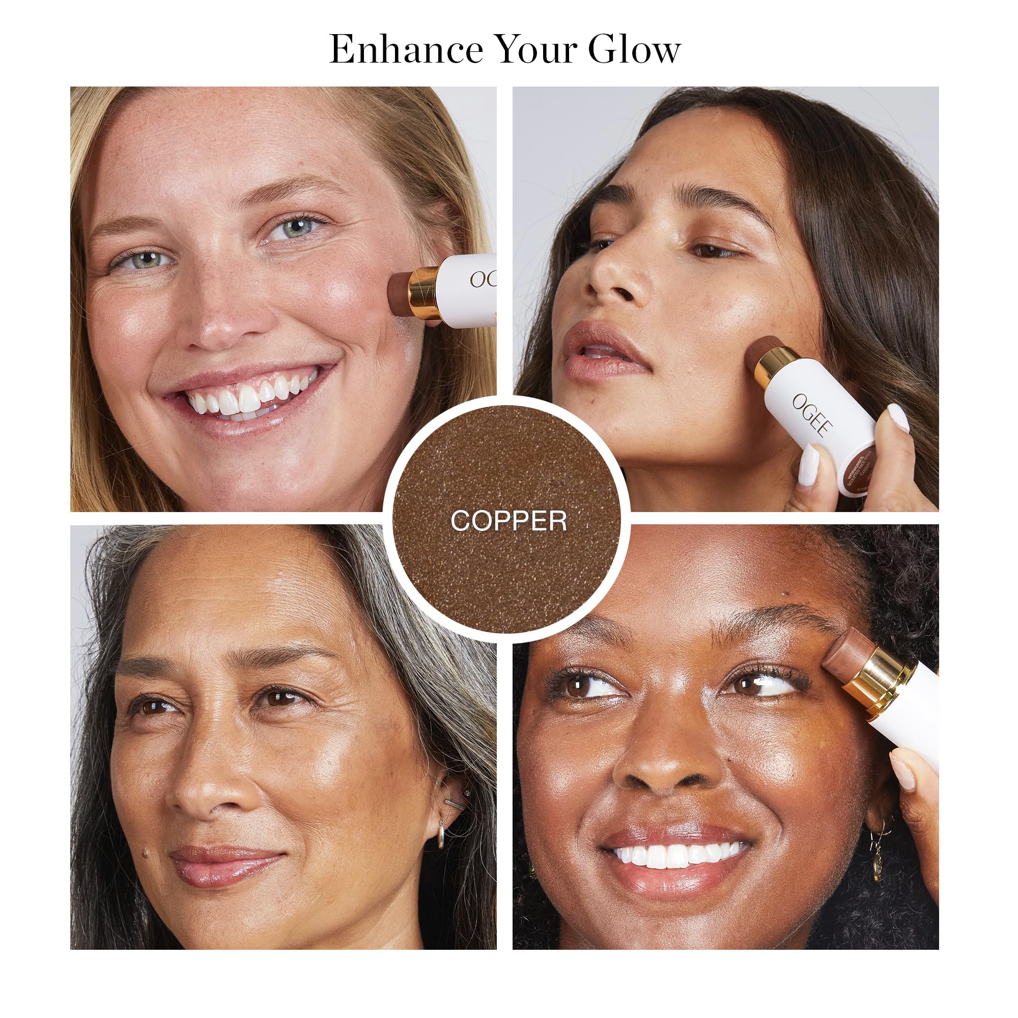 Ogee Sculpted Face Stick twist-up design for precise contouring
