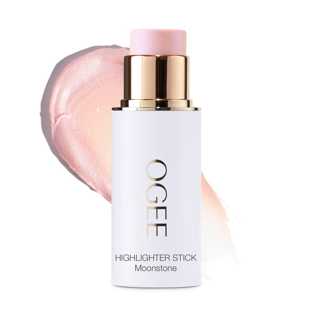 Ogee Sculpted Face Stick Moonstone Ultraviolet Sheen application creates a glow boost.