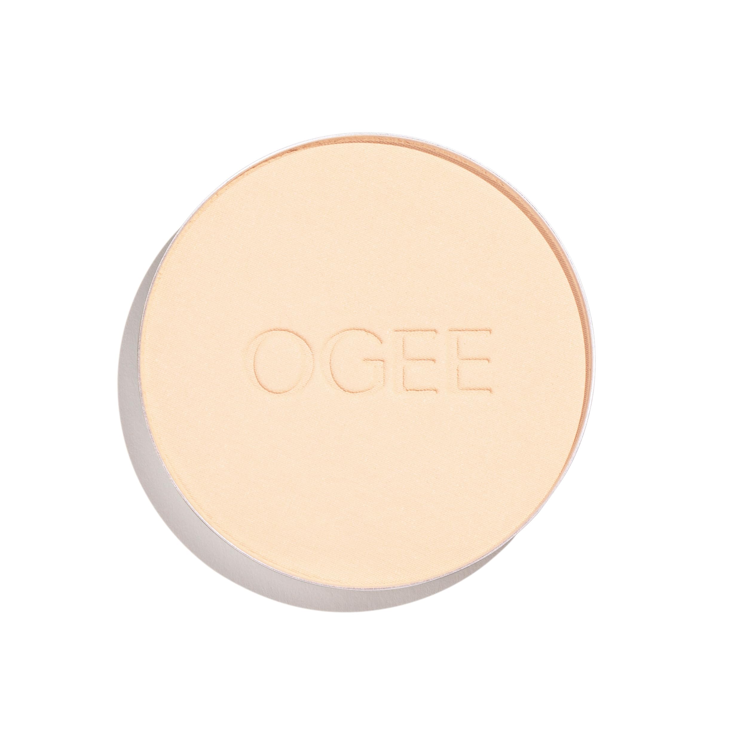 Ogee Sculpted Skin-Perfecting Powder Dune case image shows the full set for on-the-go touch-ups.