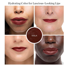 Ogee Viola swirl demonstrates smooth, buildable tint with hydrating oils