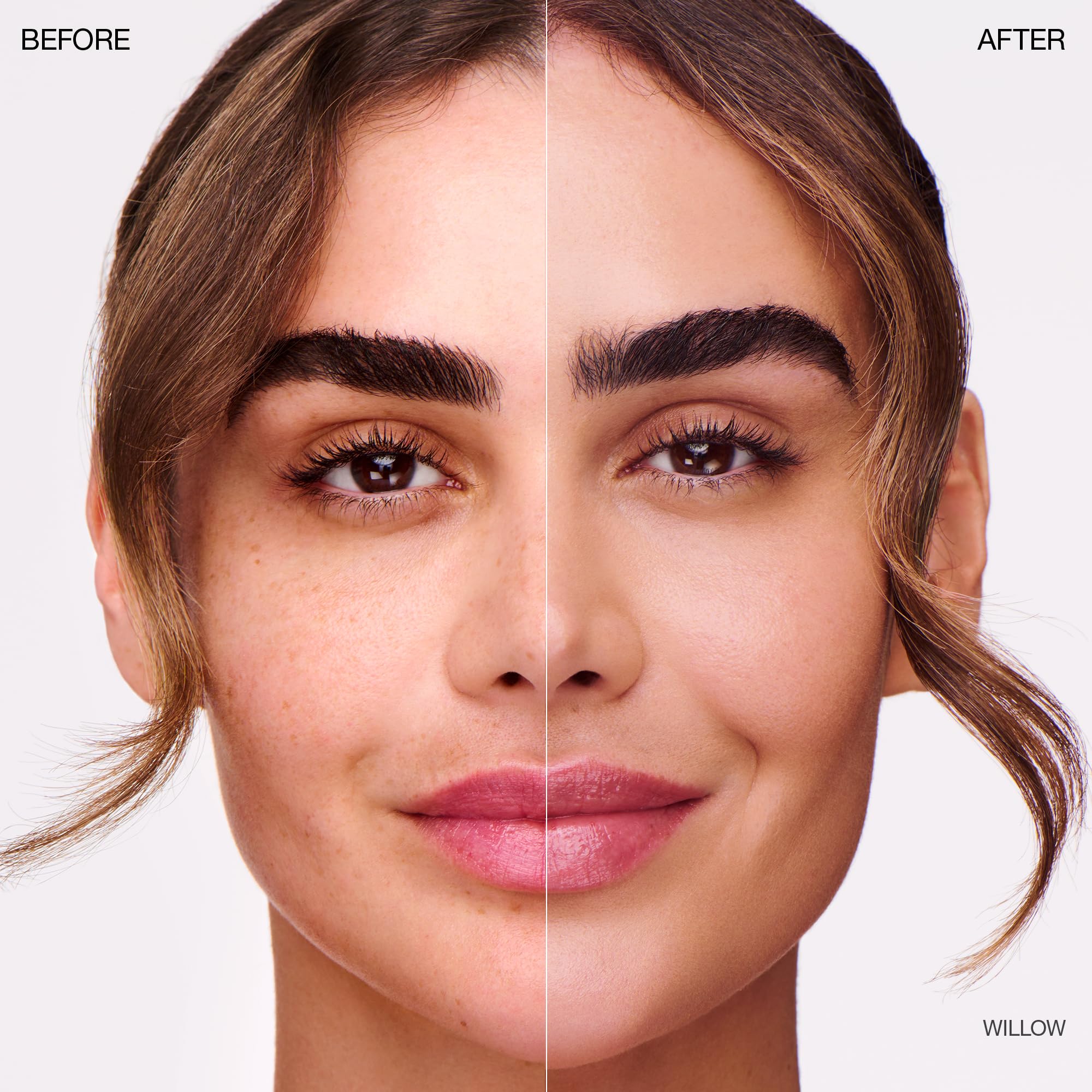Ogee Willow 3.00C hand swatch demonstrates even blend with peach-beige undertones