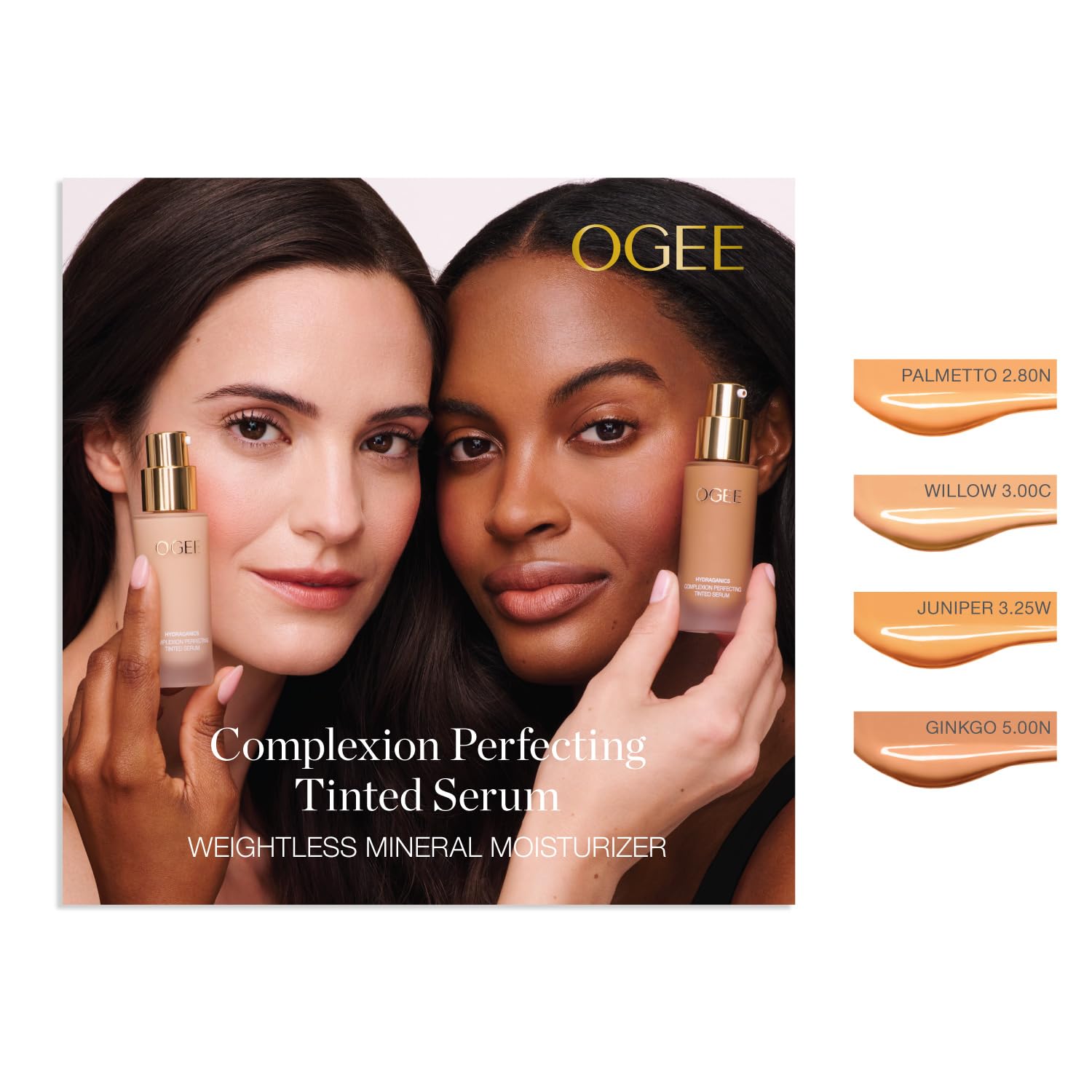 Ogee Willow 3.00C natural glow finish delivers fresh-looking skin