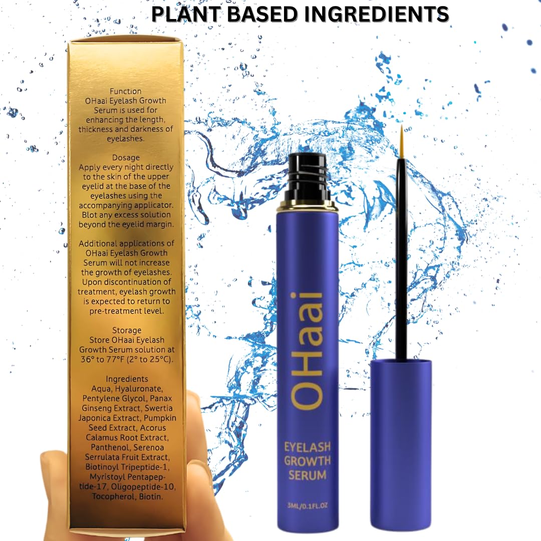 OHaai 90-day supply packaging signals long-term lash care