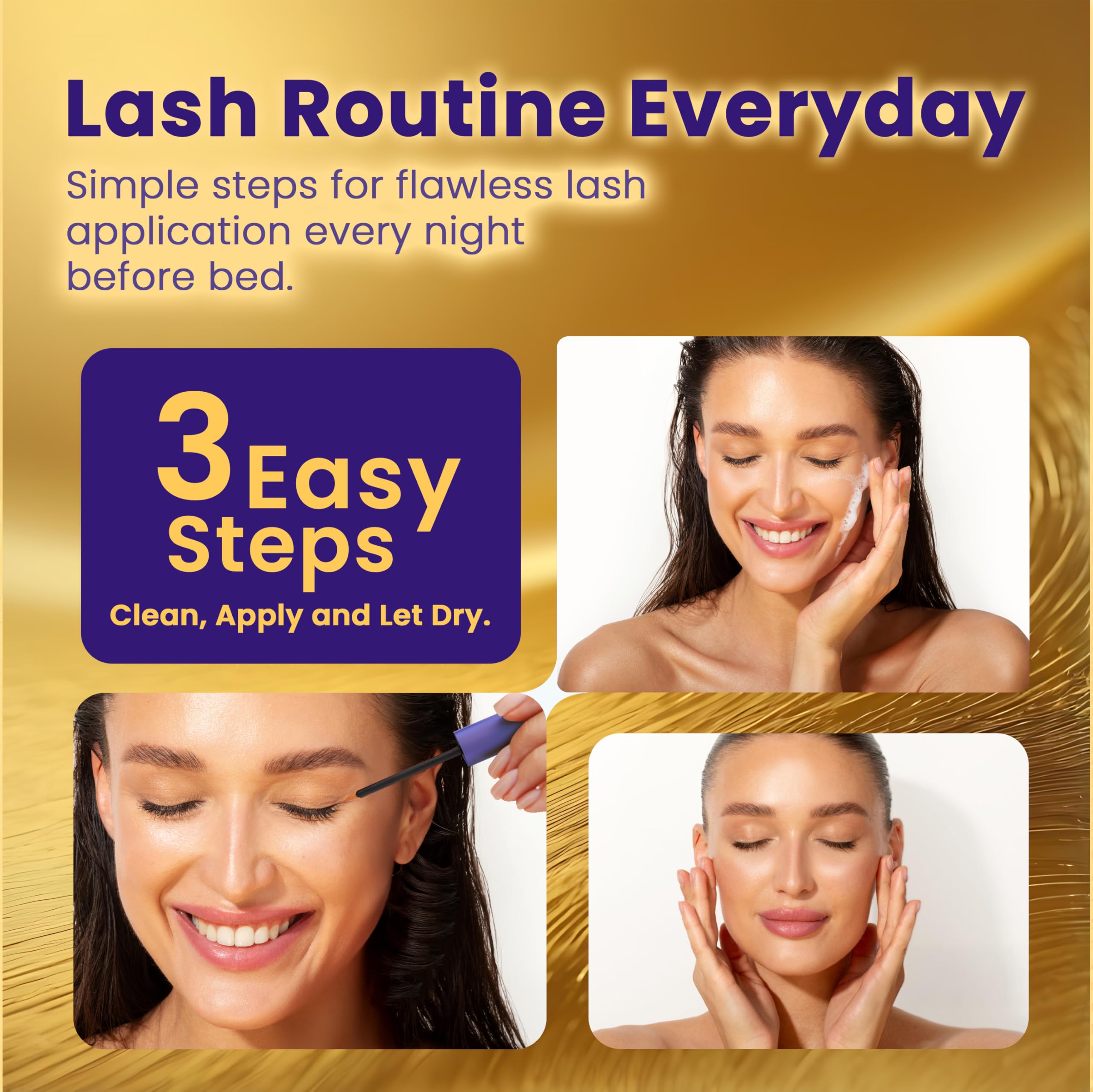 OHaai biotin and collagen formula supports lash health over time