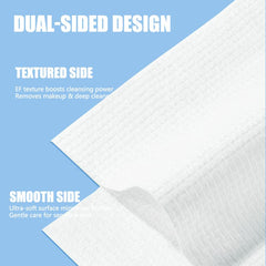 OHOO absorbent towels quickly lift moisture and makeup residue