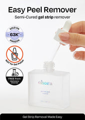 ohora Care Easy Peel Remover with hygienic dropper for precise, clean application.