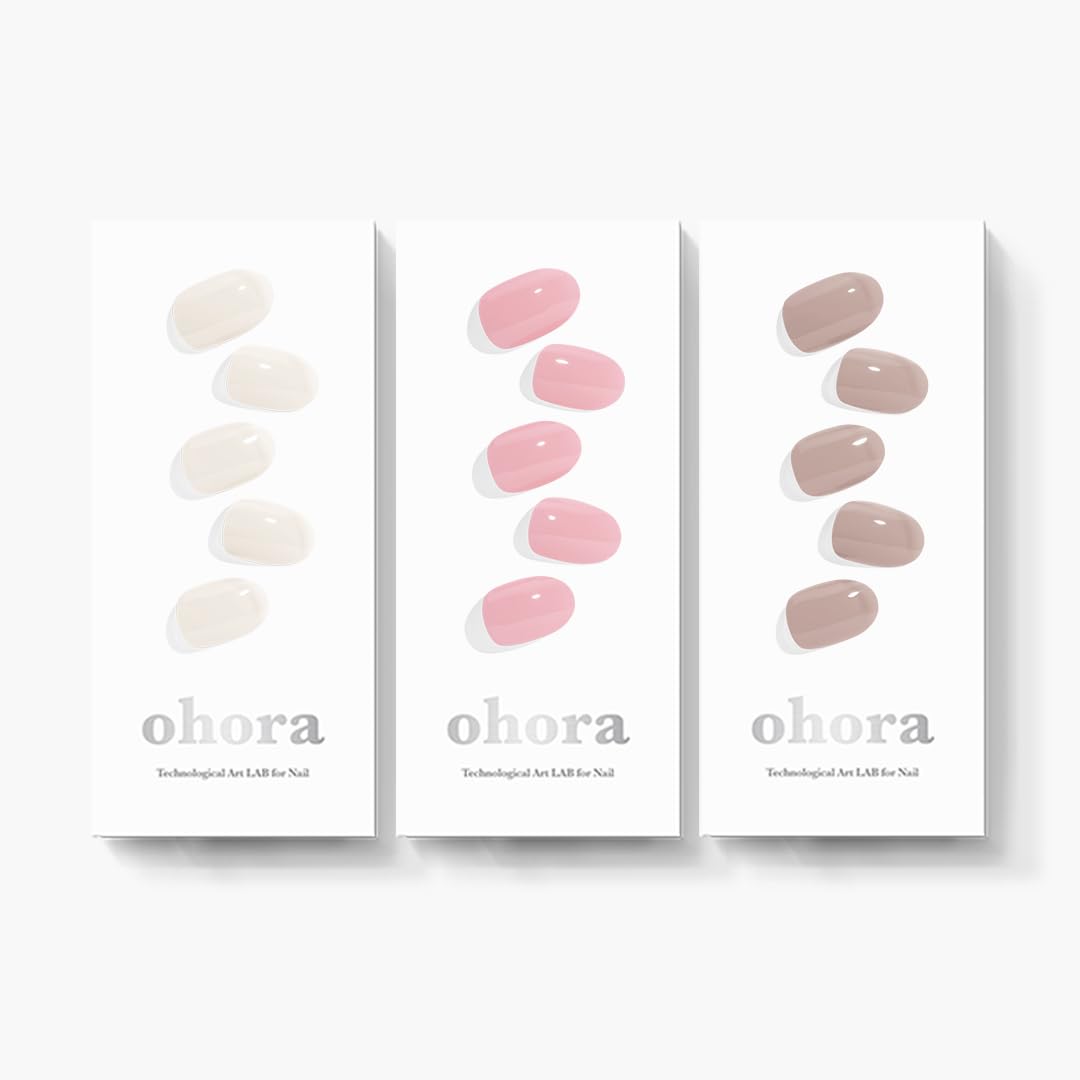 ohora Daily Trio N-Cream Cotton closeup shows smooth edges for a salon-ready DIY manicure.