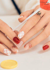 ohora includes prep pads file and wooden stick for easy at home manicure