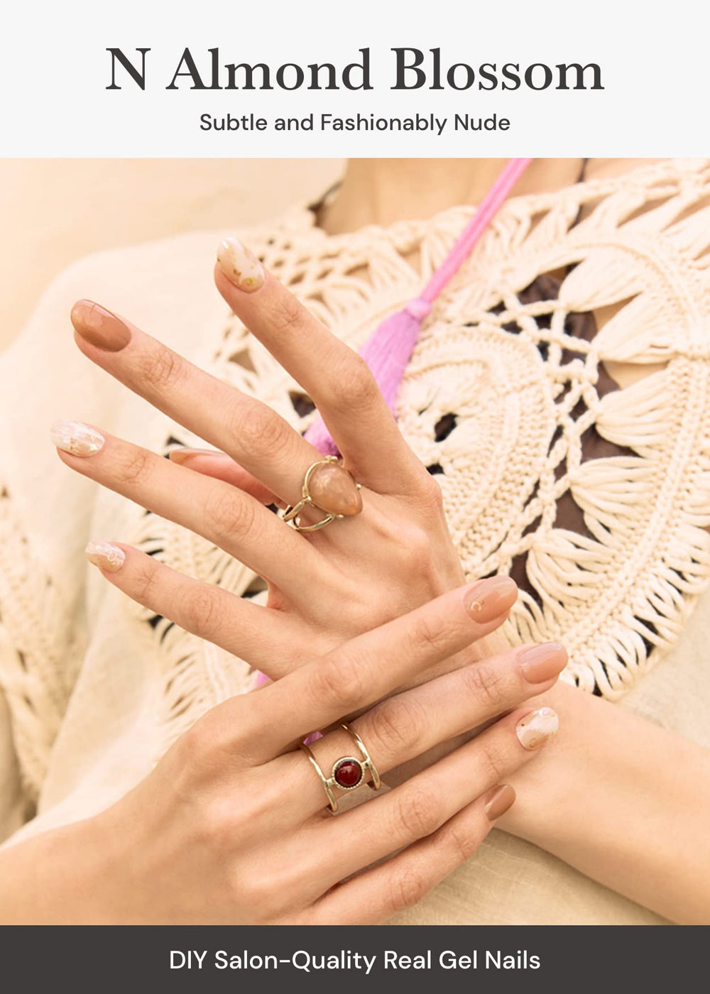 ohora almond blossom pattern wrap closeup highlighting patterned design for stylish nails