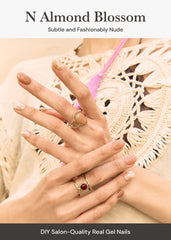 ohora almond blossom pattern wrap closeup highlighting patterned design for stylish nails