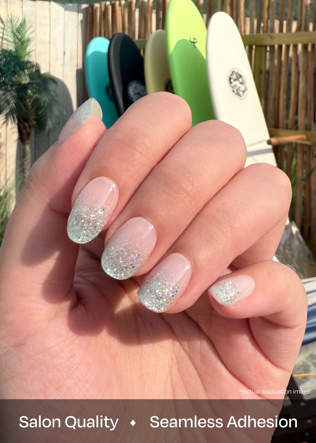 ohora n bubble bomb long wear finish shows durable salon-like look