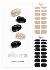 Ohora N Dazzling Night packshot showcases the complete kit for fast, salon-style nails.