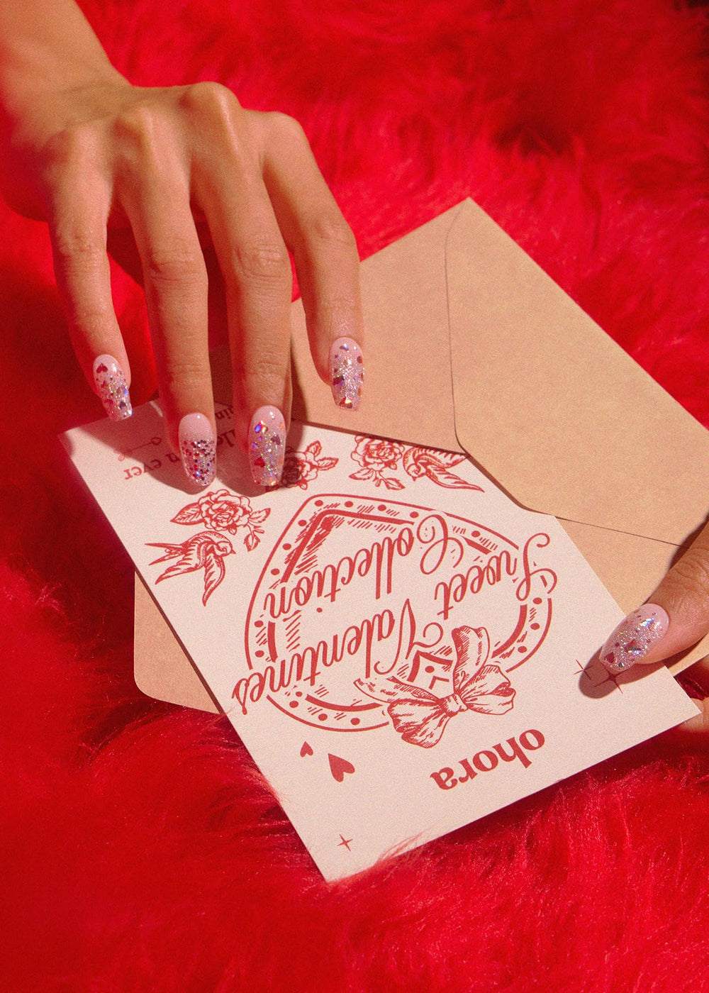 ohora N Love Bomb accent and solid colors for versatile nail art options