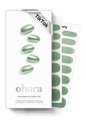 ohora N Matcha Chrome wraps pack shows varied sizes for a precise fit.