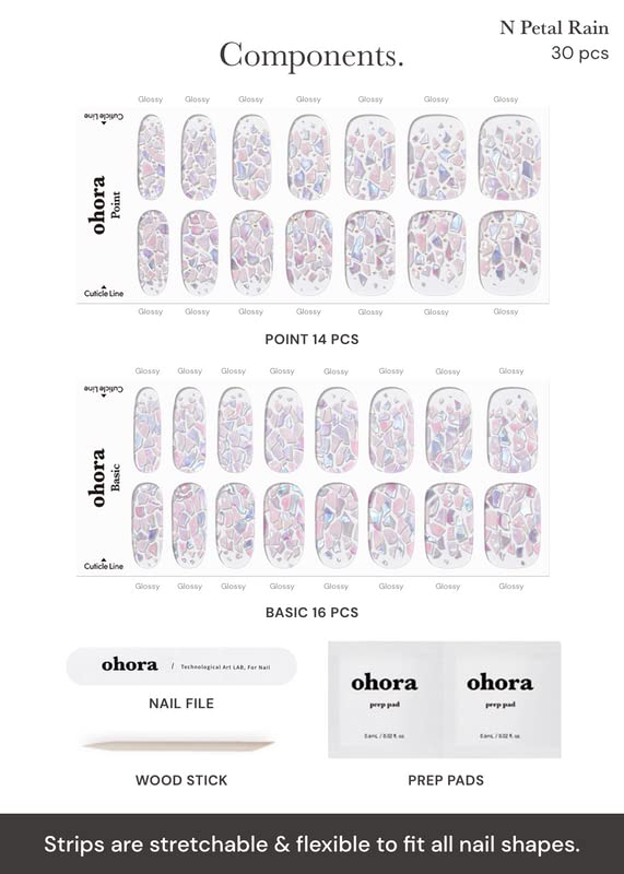 ohora-n-petal-rain-includes-tools for easy removal and clean-up.