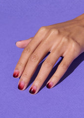 ohora semi cured gel nail strips uv lamp cure demonstrates durable, chip-free finish