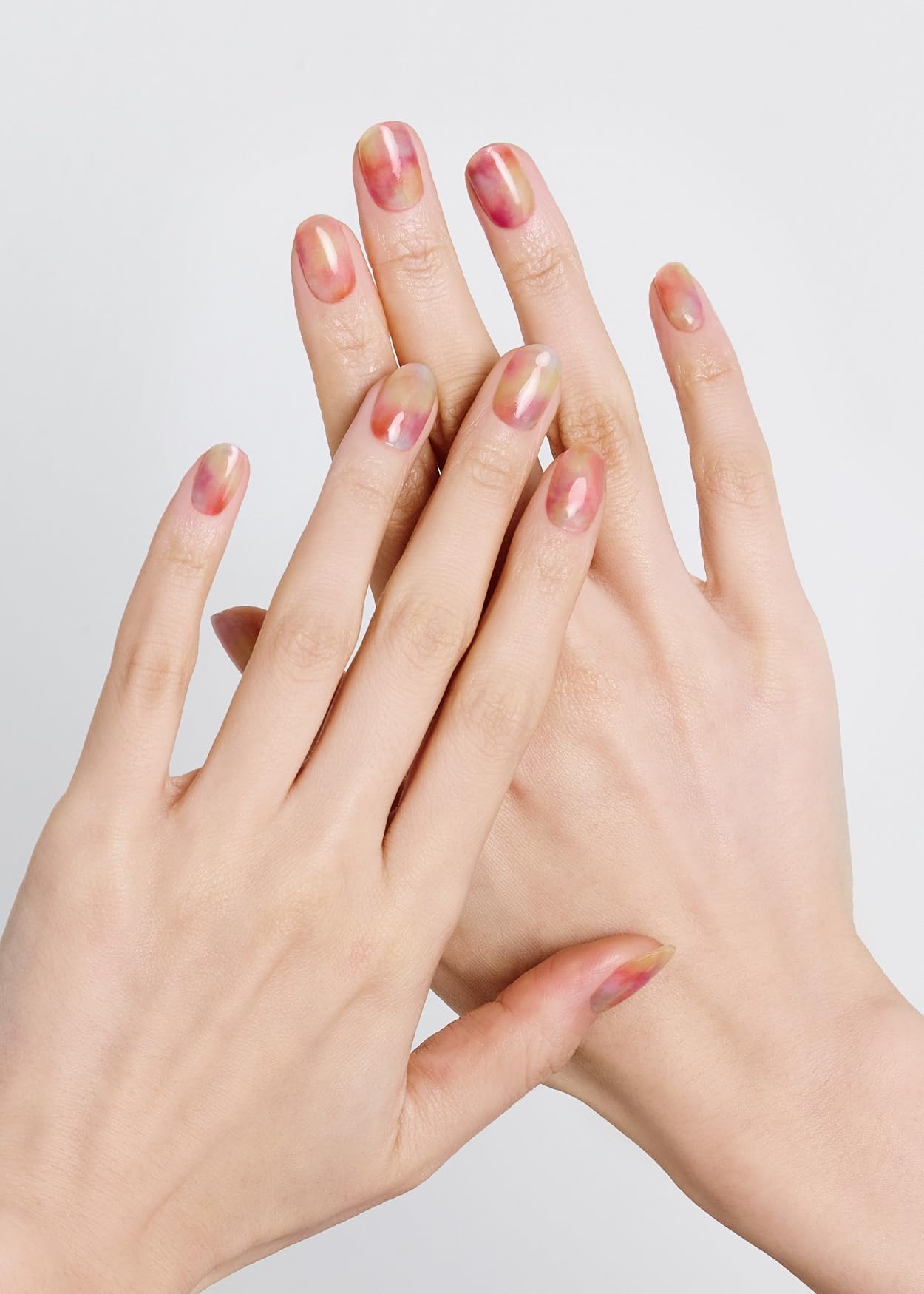 ohora nail wraps 30-pcs set in 15 sizes for easy, chip-resistant wear