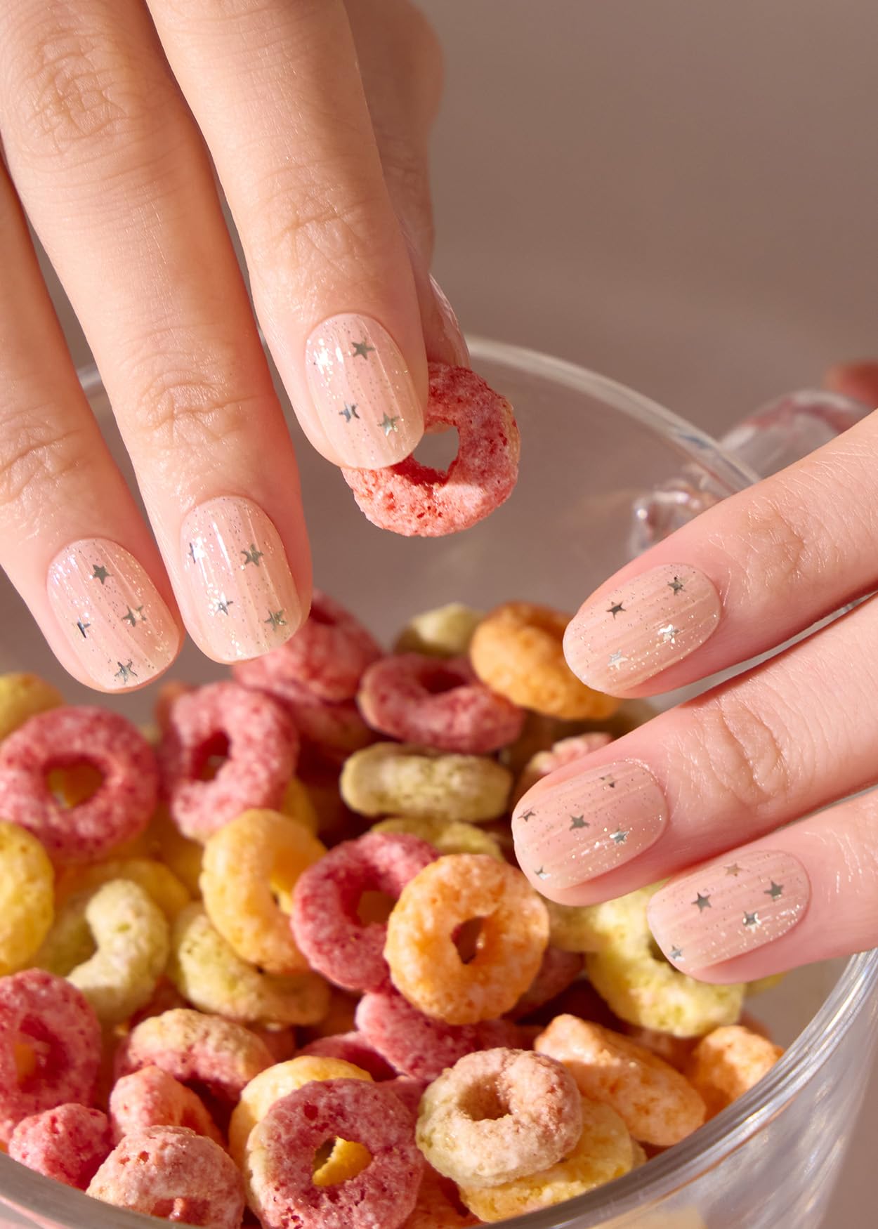 ohora N Milky Star nail strips collection features 30 wraps for versatile long-lasting designs.