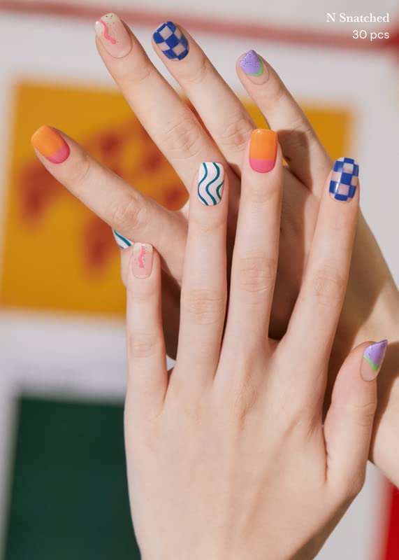 ohora nsnatched nail file demonstrates smoothing and shaping before curing.
