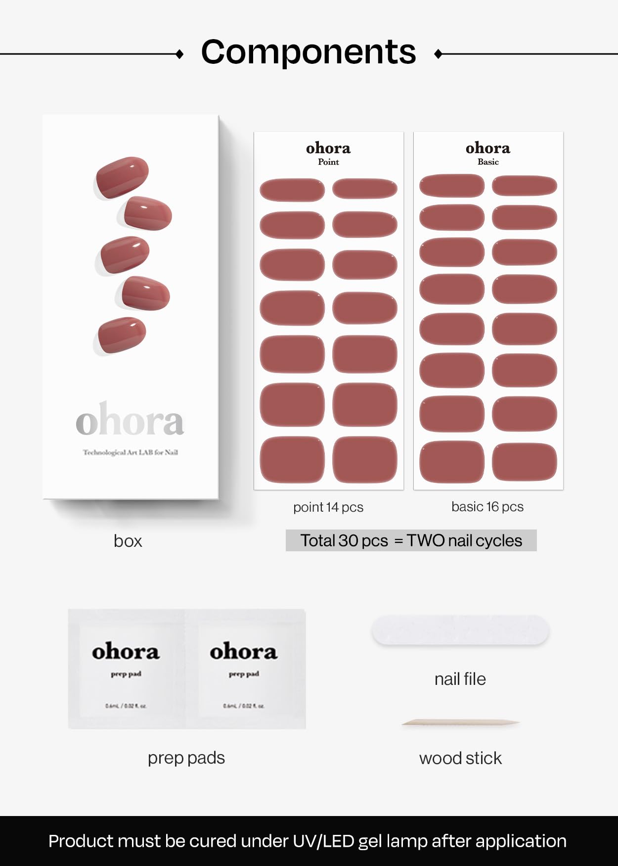 ohora prep pads and wooden stick ready for prep.