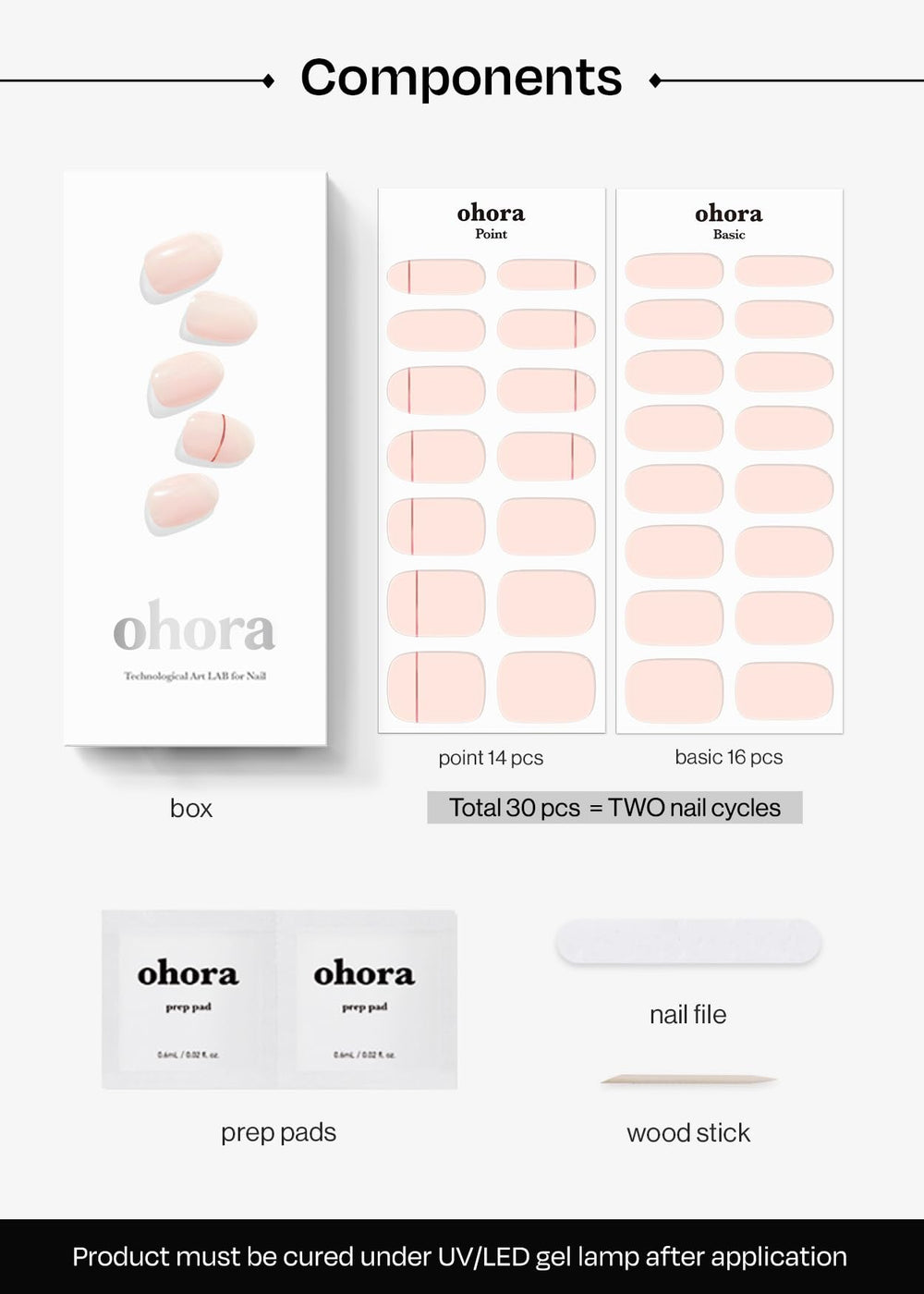 ohora accent color strip sample showcasing chic contrast for design flair.