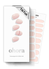 ohora semi cured gel nail strips No11 box front for quick salon-style nails.