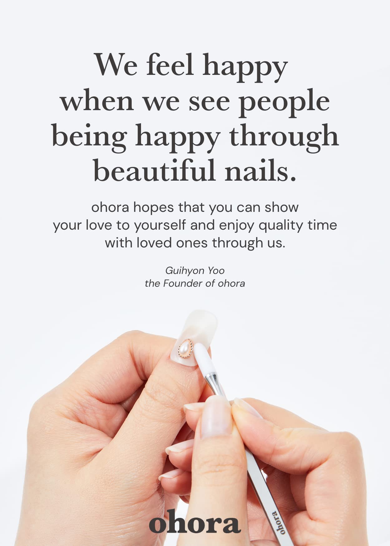 ohora prep pads included to prep nails for better adhesion