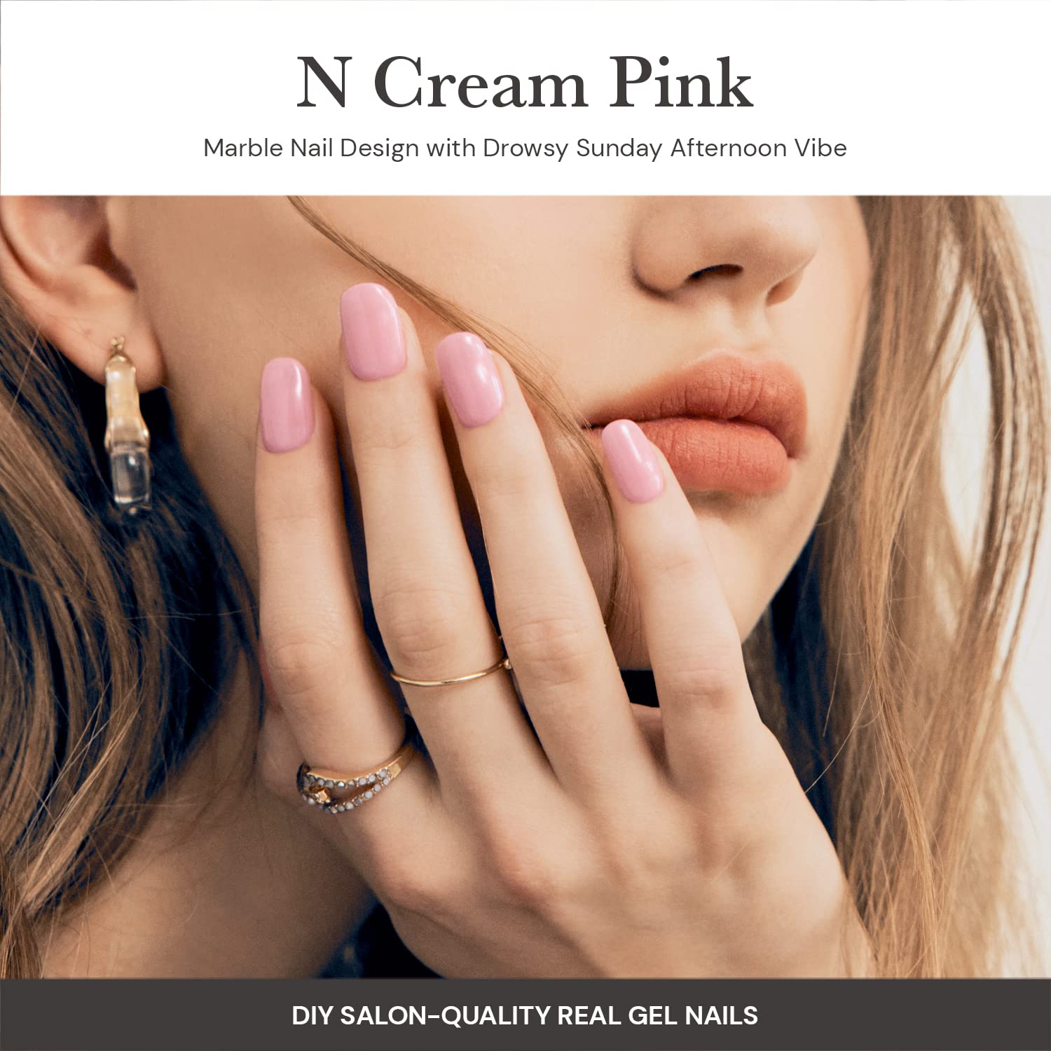 ohora Semi-Cured Gel Nail-Wrap Texture highlights a glossy finish that lasts with proper curing.