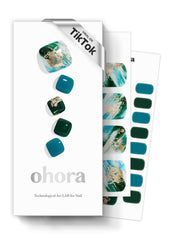 ohora Semi-Cured Gel Pedi Strips solid color swatch for durable at-home color options