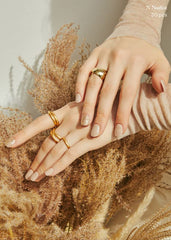 ohora semi cured gel nail strips N Nudist application tools included