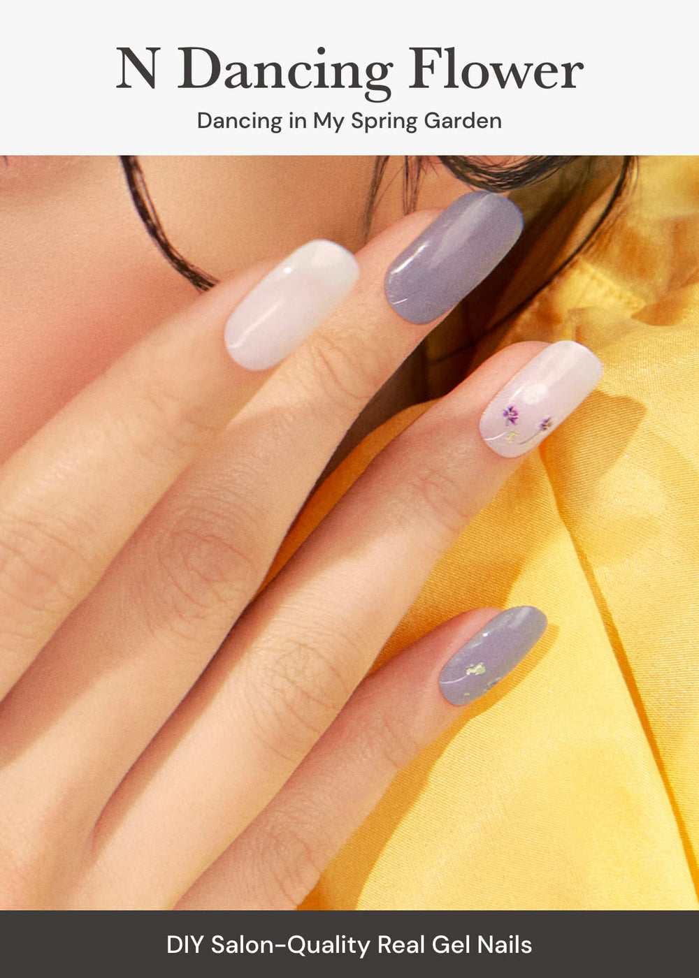 Ohora application process image demonstrates easy at-home manicure steps.