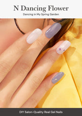 Ohora application process image demonstrates easy at-home manicure steps.