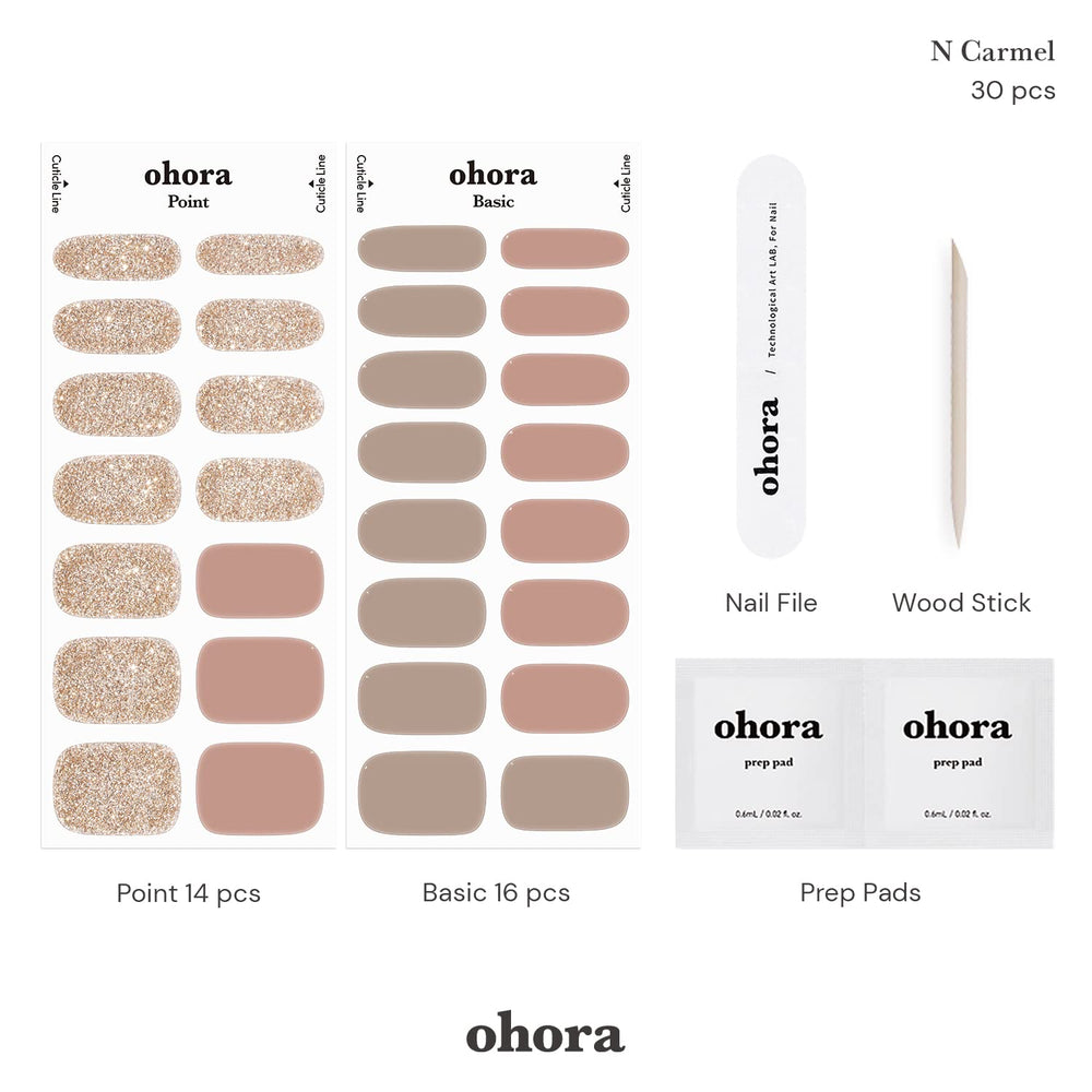 Ohora Semi Cured Nail Strips N Carmel deliver up to two weeks of wear