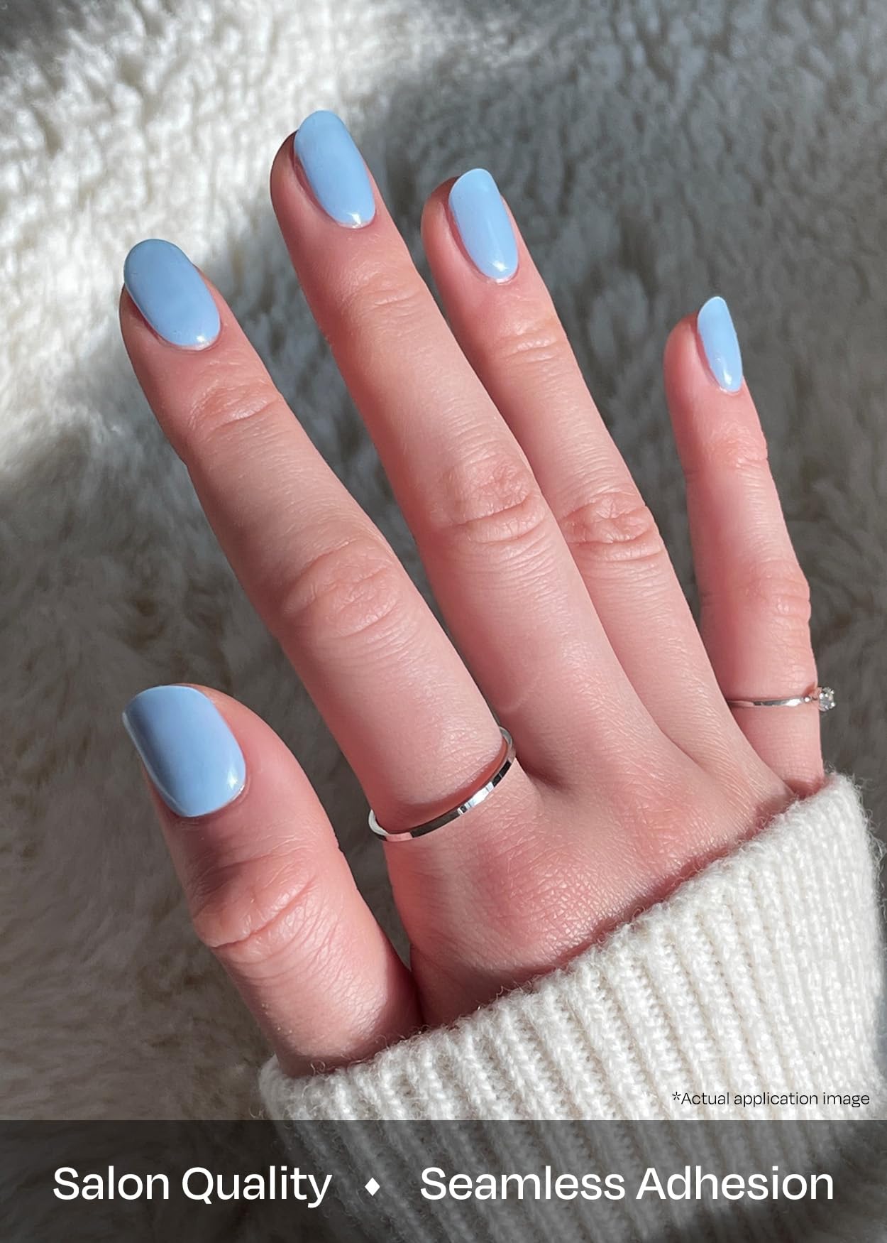 ohora semi cured nail strips n cream sky cured 60 percent in advance for quick fit