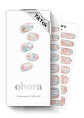 Ohora semi cured nail strips Newtro No.1 box ready for salon-worthy nails.