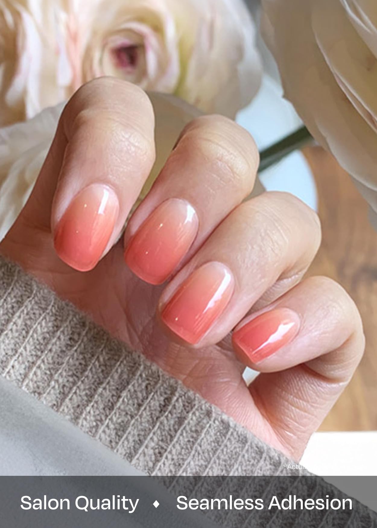 ohora strips cured with UV/LED lamp for long-lasting wear