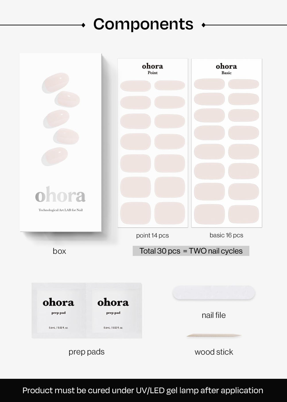 ohora vegan safe materials emphasis shows cruelty-free nail wrap options