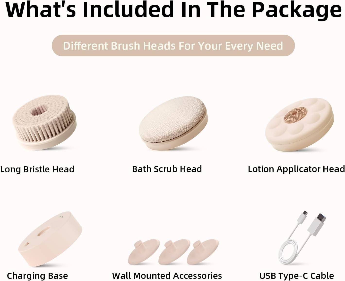 Oh,XIYU bath-scrub head with soft exfoliation fabric
