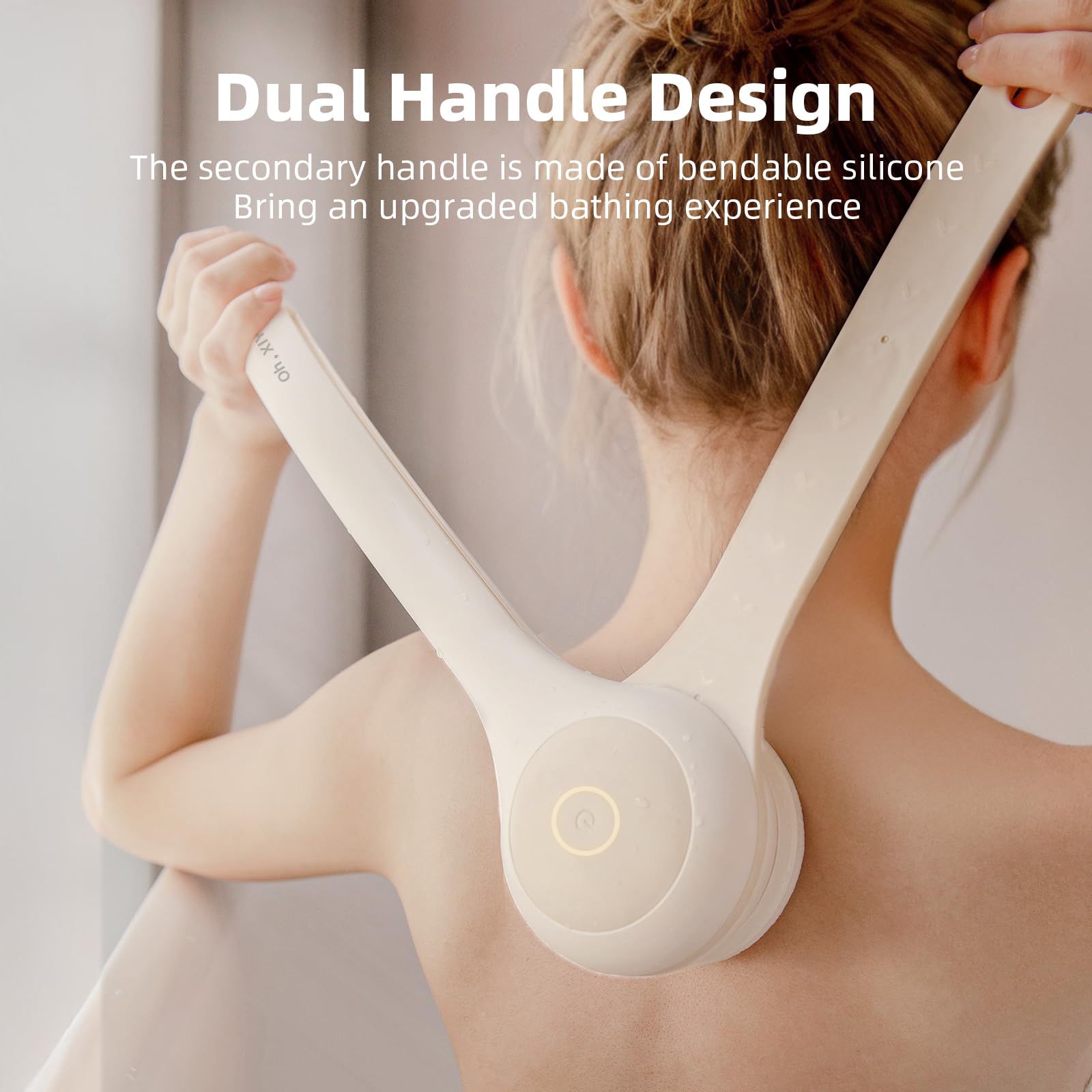 Oh,XIYU IPX7 waterproof body brush safe for shower use and cleaning