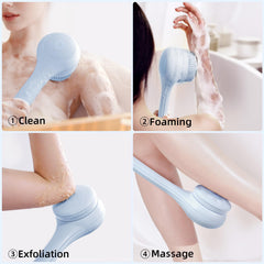 Ohxiyu waterproof IPX7 body brush designed for shower use.