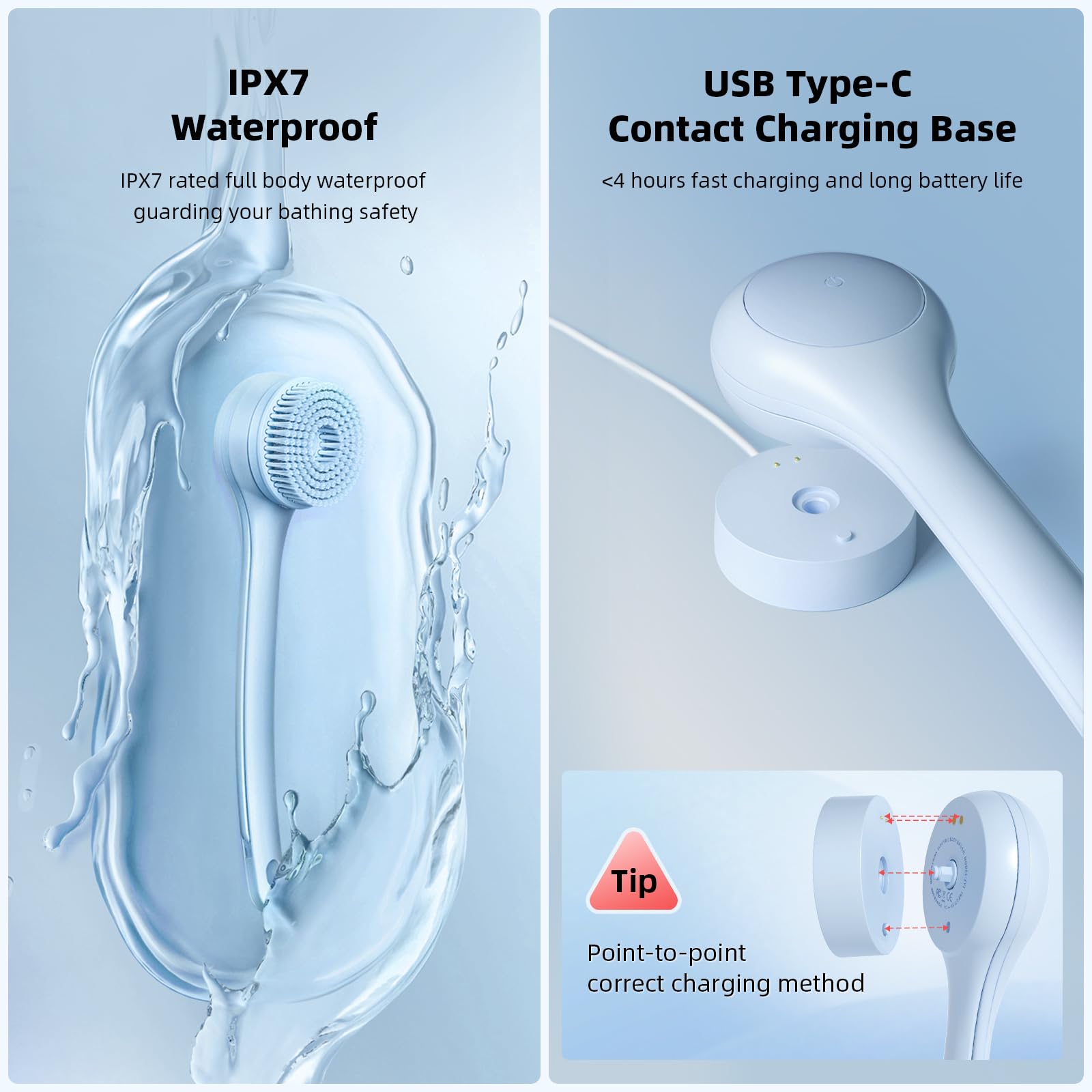 Ohxiyu lotion-applicator head for even moisturizer distribution.