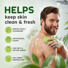 Close-up of Oiangna soap texture highlighting smooth bar surface and consistent formulation benefit