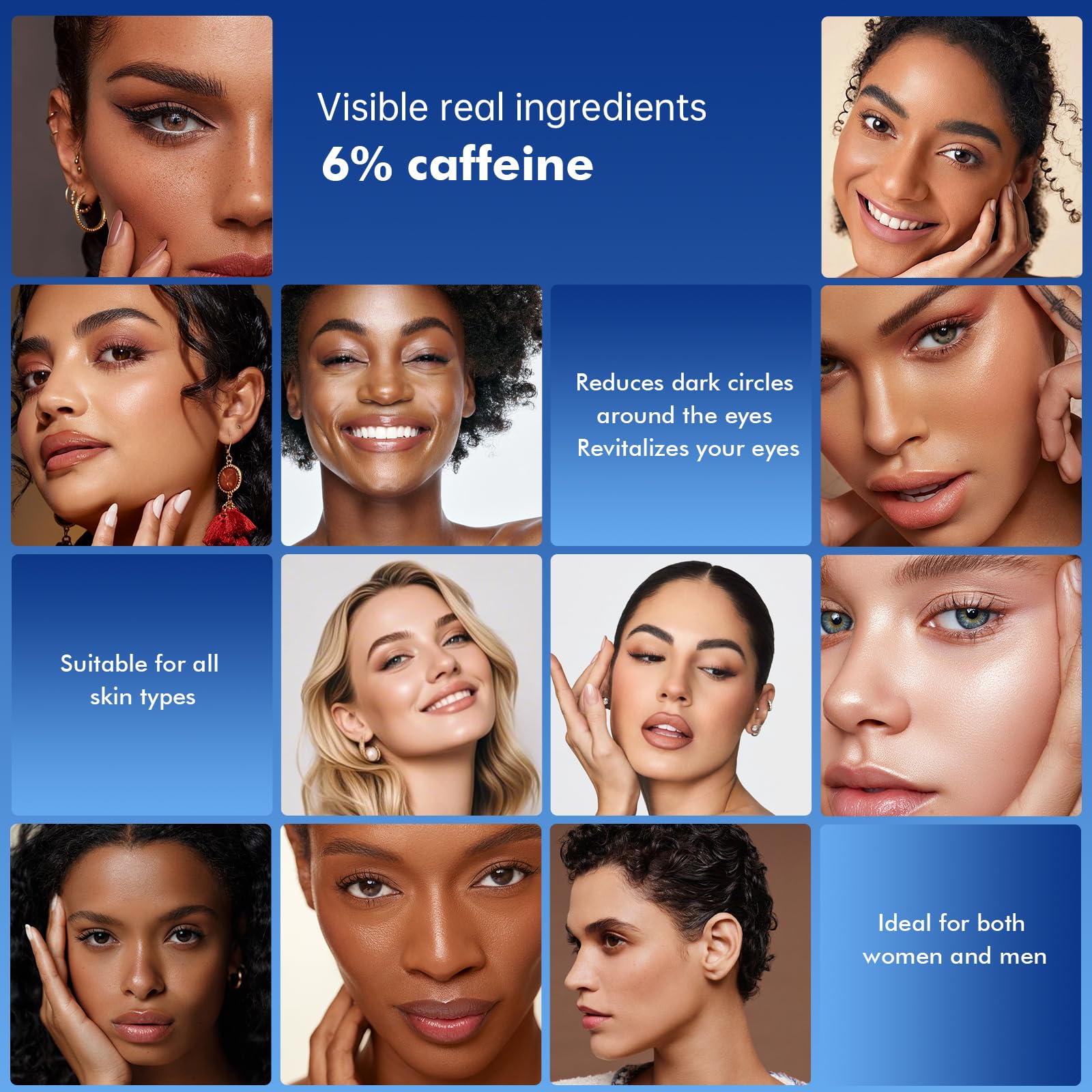 OIDLA anti-aging eye care close-up visual suggests youthful look