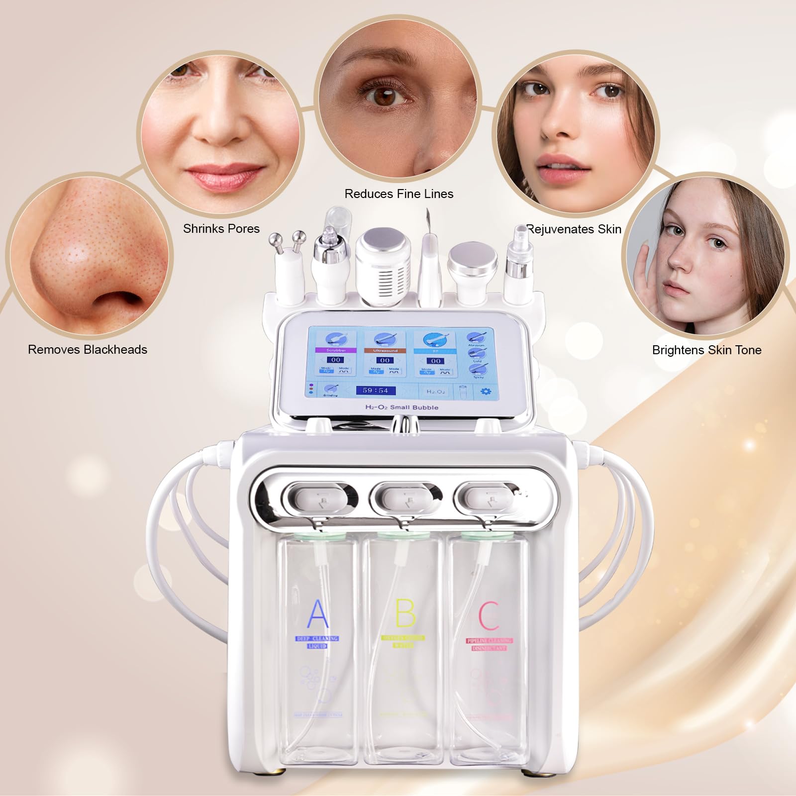 OIJIIE 7in1 function illustration signaling multi-function skincare