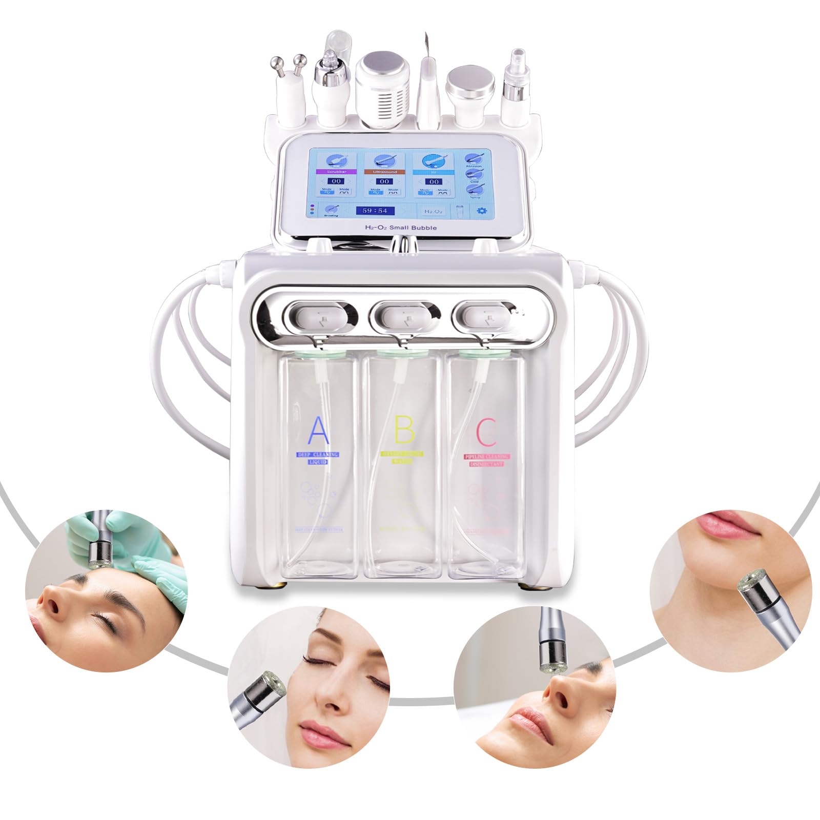 OIJIIE digital display panel with simple skincare controls